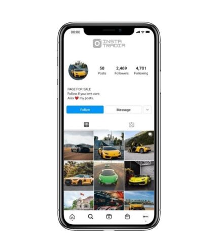buy car instagram account