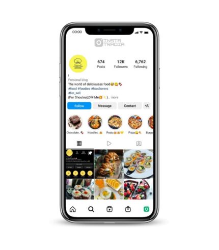 Buy Delicious Food Instagram Accounts