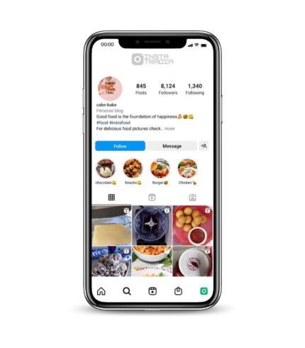 Buy Cooking Blog Instagram Account