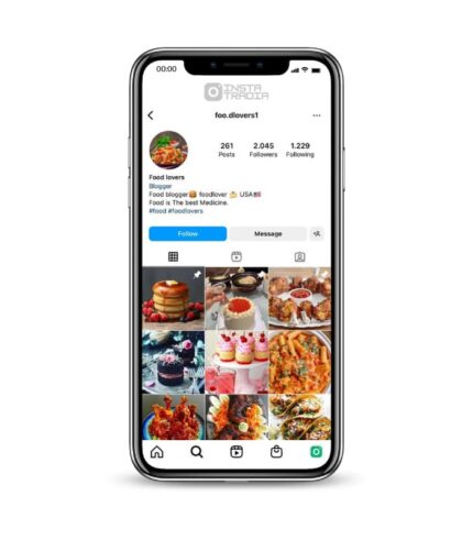 Buy Food Blog Instagram Account