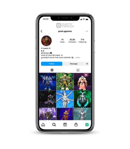 Buy Game Character Instagram Account